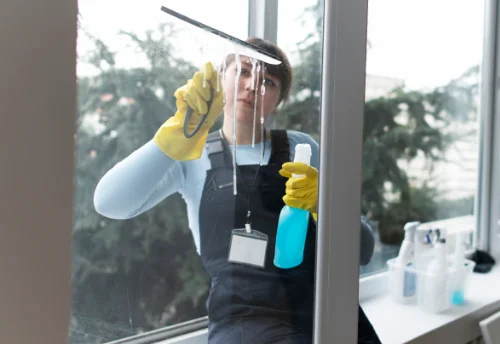 Nettoyage de vitres intérieures et extérieures à Suzette
